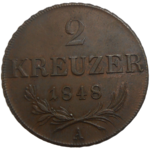 František Jozef I. 2 grajciar 1848 A