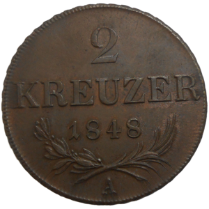 František Jozef I. 2 grajciar 1848 A