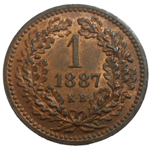 František Jozef I. 1 grajciar 1887 KB