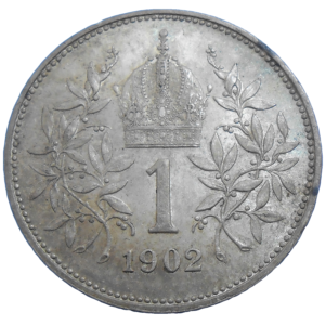 František Jozef I. 1 koruna 1902 bz