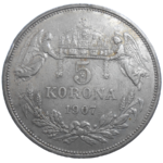 František Jozef I. 5 Koruna 1907 KB