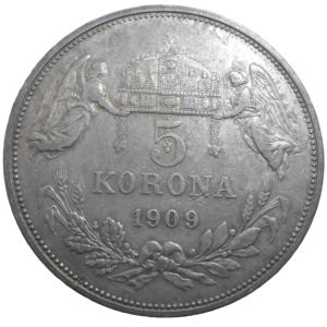 František Jozef I. 5 Koruna 1909 KB