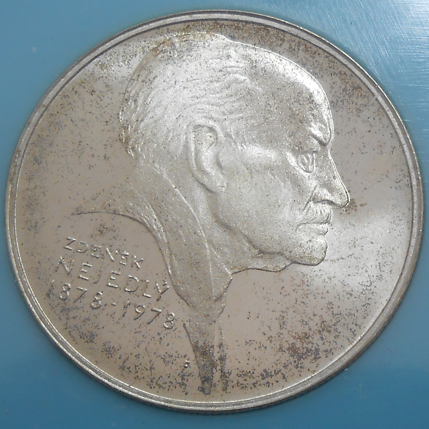 50 KČS 1978 Zdeněk Nejedlý Proof 50 KČS 1978 Zdeněk Nejedlý Proof