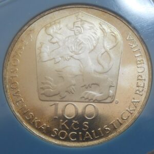 100 KČS 1977 Václav Hollar Proof