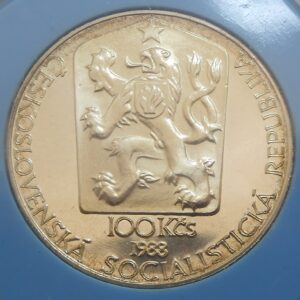100 KČS 1988 Svetová výstava poštových známok Proof