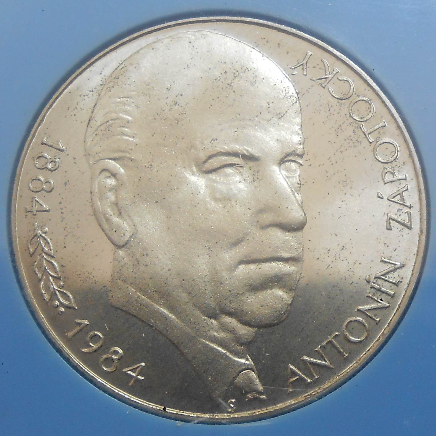 100 KČS 1984 Antonín Zápotocký Proof 100 KČS 1984 Antonín Zápotocký Proof