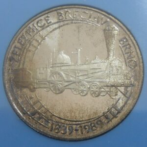 50 KČS 1989 Železnica Břeclav-Brno Proof