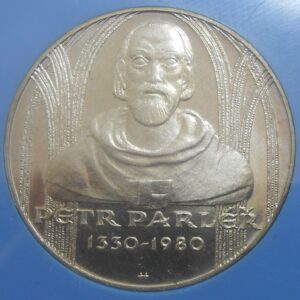 100 KČS 1980 Petr Parléř Proof