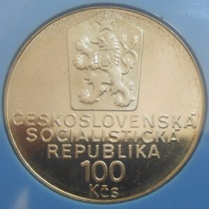 100 KČS 1990 Karel Čapek Proof
