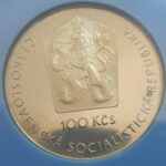 100 KČS 1981 Človek v kozme Proof