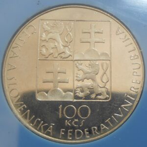 100 KČS 1990 Bohuslav Martinu Proof