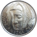 50 KČS 1990 Svätá Anežka Česká