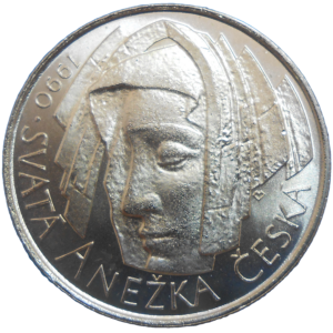 50 KČS 1990 Svätá Anežka Česká
