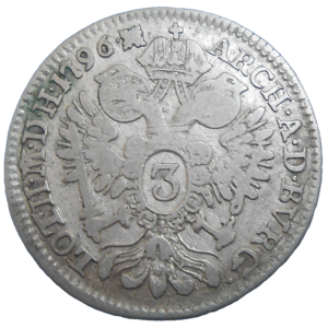 František II. 3 grajciar 1796 B