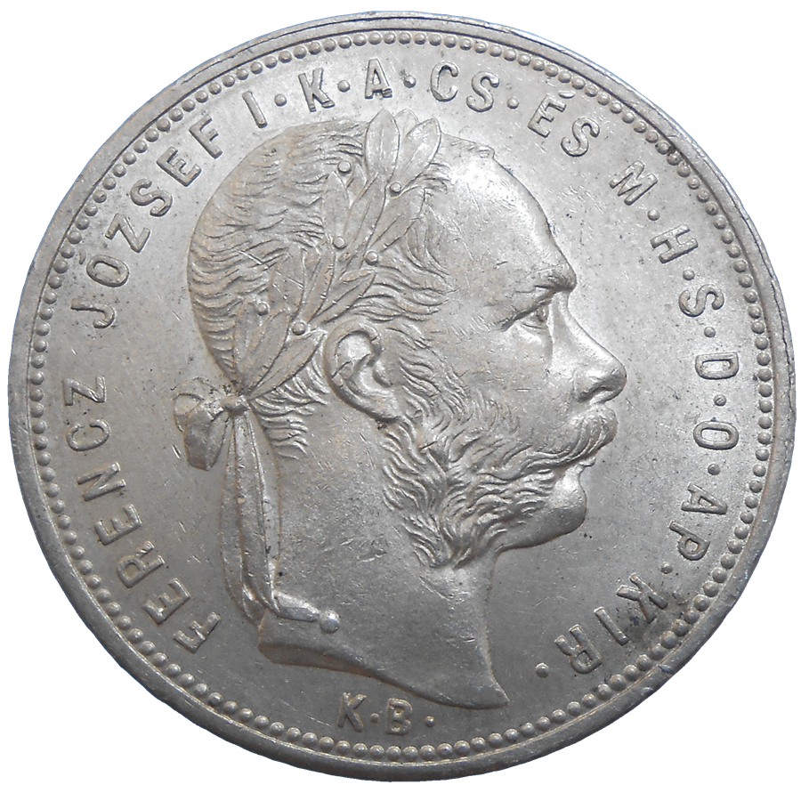 František Jozef I. 1 zlatník 1881 KB František Jozef I. 1 zlatník 1881 KB