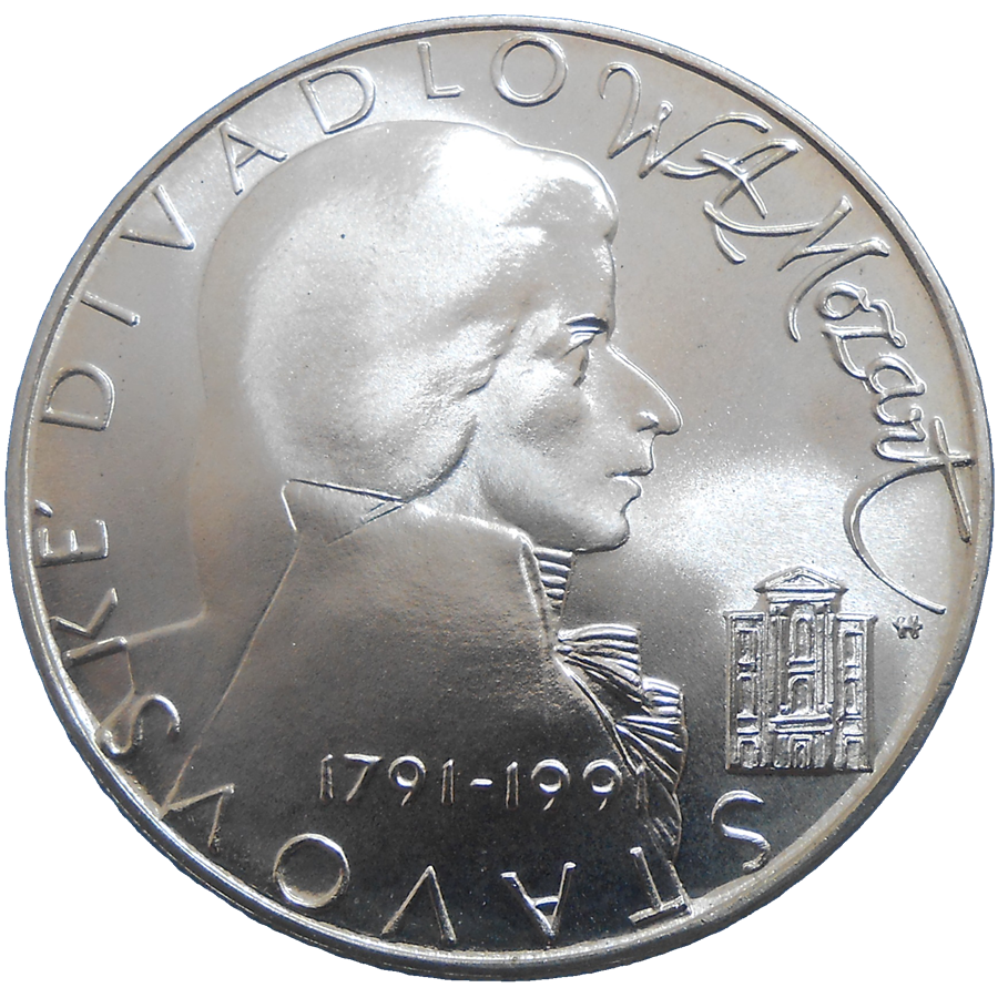100 KČS 1991 Stavovské Divadlo 100 KČS 1991 Stavovské Divadlo