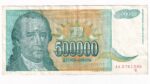 Juhoslávia 500 000 Dinara 1993
