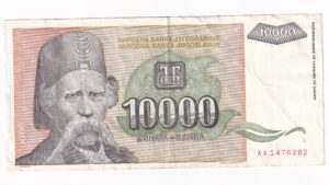 Juhoslávia 10 000 Dinara 1993