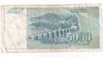 Juhoslávia 5000 Dinara 1992