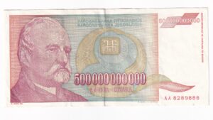 Juhoslávia 500 Miliárd Dinara 1993