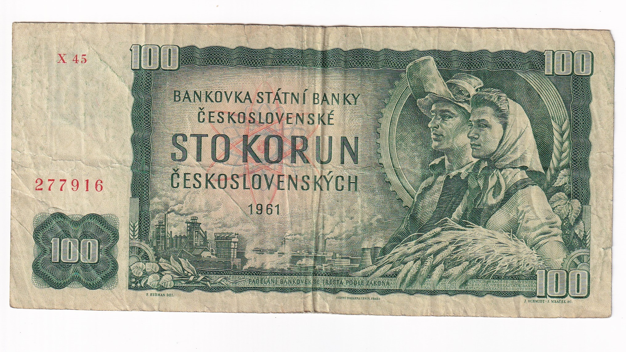 100 Korún 1961 X45 100 Korún 1961 X45