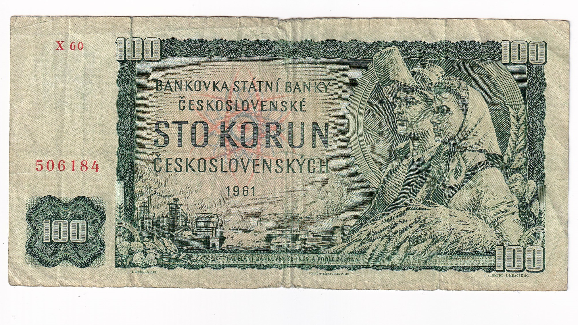 100 Korún 1961 X60 100 Korún 1961 X60