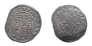 Ján Zápoľský denár 1527 KT