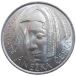 50 KČS 1990 Svätá Anežka Česká