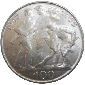 100 KČS 1955 10. výročie oslobodenia ČSR