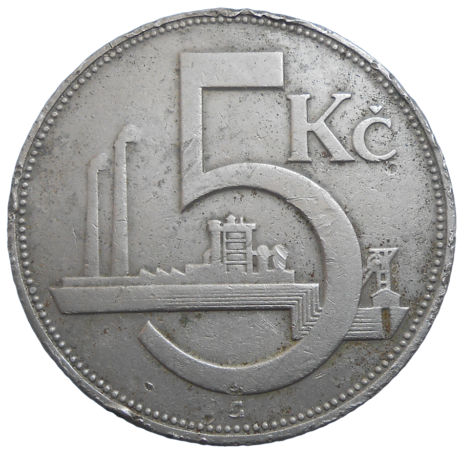 5 Kč 1927 5 Kč 1927