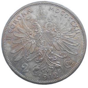 František Jozef I. 2 koruna 1912 bz