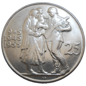 25 KČS 1955 10. výročie oslobodenia ČSR
