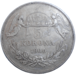 František Jozef I. 5 Koruna 1900 KB