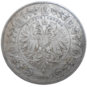 František Jozef I. 5 Koruna 1909 bz