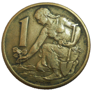 1 Koruna 1965