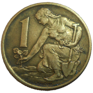 1 Koruna 1966