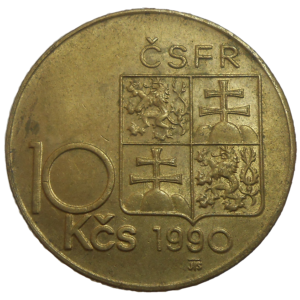 10 Kčs 1990 T. G. Masaryk