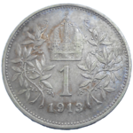 František Jozef I. 1 koruna 1913 bz