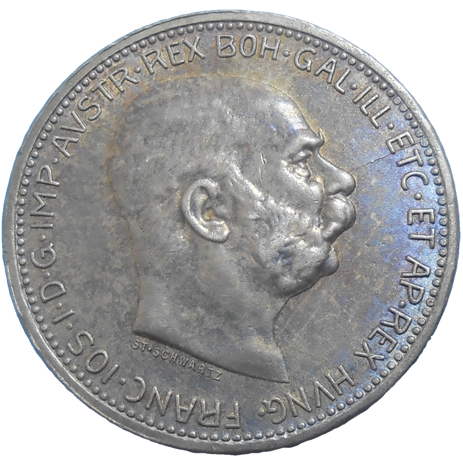 František Jozef I. 1 koruna 1916 bz František Jozef I. 1 koruna 1916 bz