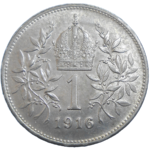 František Jozef I. 1 koruna 1916 bz
