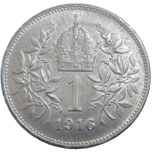 František Jozef I. 1 koruna 1916 bz