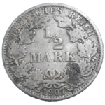 Nemecko 1/2 Mark 1907 A