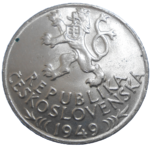 100 KČS 1949 700 let horníckych práv