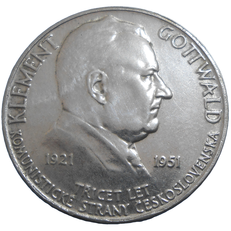 100 KČS 1951 30. výročie založenia KSČ 100 KČS 1951 30. výročie založenia KSČ