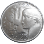 25 KČS 1965 20. výročia oslobodenia ČSR