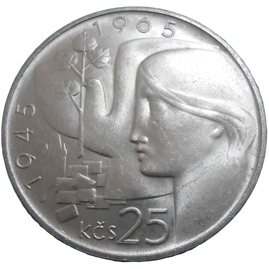 25 KČS 1965 20. výročia oslobodenia ČSR 25 KČS 1965 20. výročia oslobodenia ČSR