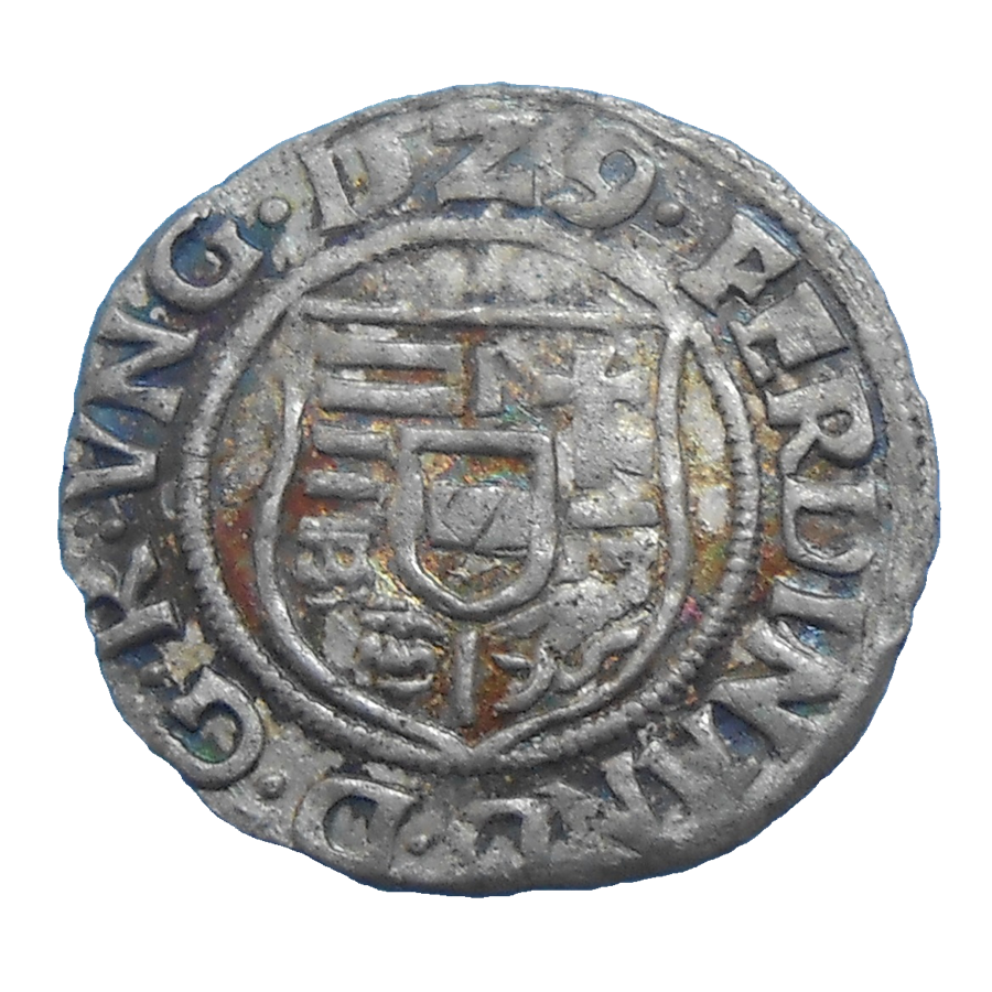 Ferdinand I. Denár 1529 BH Ferdinand I. Denár 1529 BH