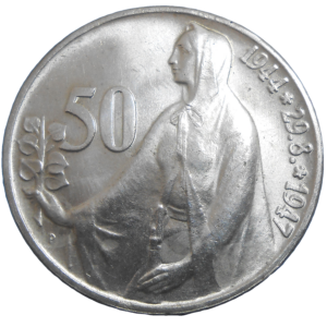50 KČS 1947 3. výročie SNP