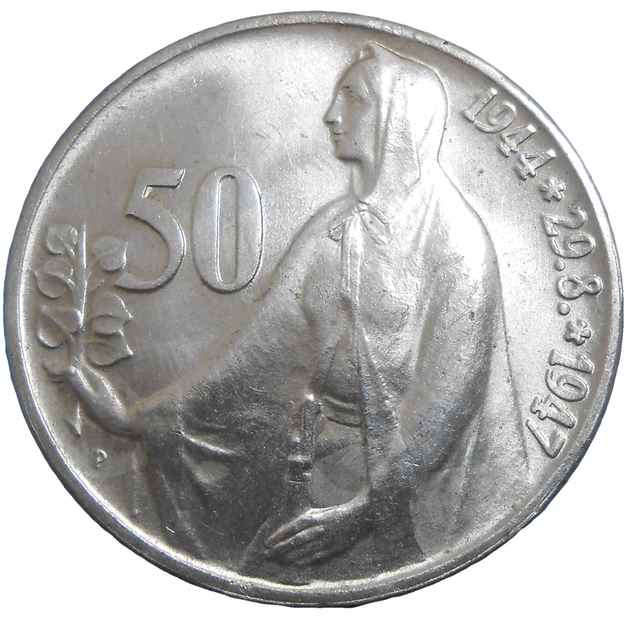 50 KČS 1947 3. výročie SNP 50 KČS 1947 3. výročie SNP