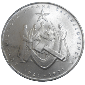 50 KČS 1971 50. výročie založenie KSČ
